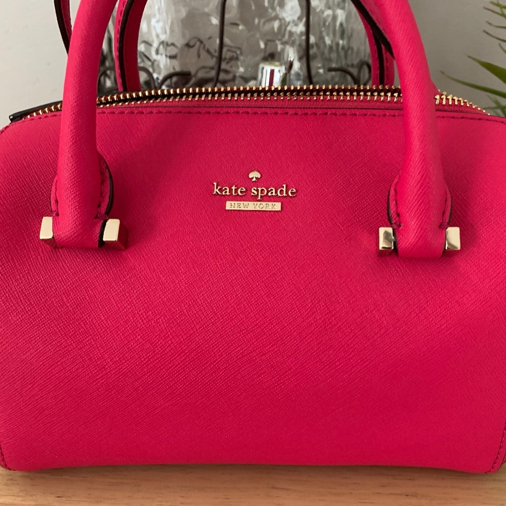 Kate Spade Handbag NWOT Confetti Pink Leather Bag - Picture 1 of 5